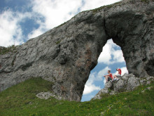skalné Okno - dominanta Jánskej doliny - krasový jav